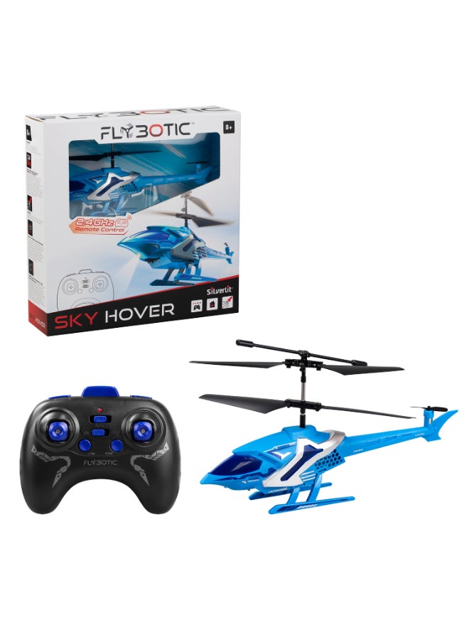 Silverlit طائرة هليكوبتر سيلفرليت فلاي بوتيك سكاي هوفر RC (24 × 3.8 × 12.5 سم، أزرق) - Image 2